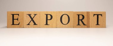 İhracat adı ahşap harf küplerinden yaratıldı. Ekonomi ve finans. Kapat..