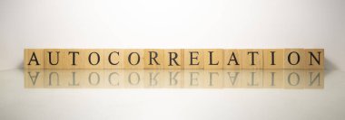 Otokorelasyon adı ahşap harf küplerinden yaratıldı. Ekonomi ve finans. Kapat..