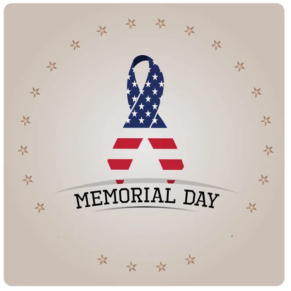 Memorial day achtergronden — Stockvector