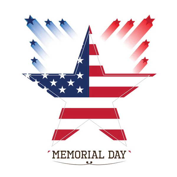 Memorial day achtergronden — Stockvector