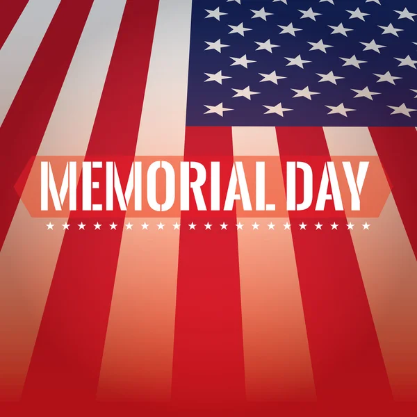 Memorial Day Backgrounds — Stock Vector