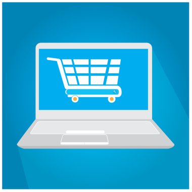 e-ticaret konsept illüstrasyon