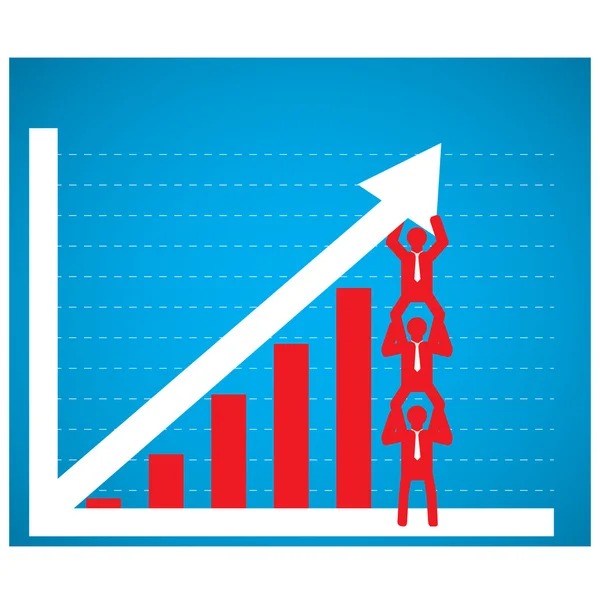 Ilustración empresarial conceptual — Archivo Imágenes Vectoriales