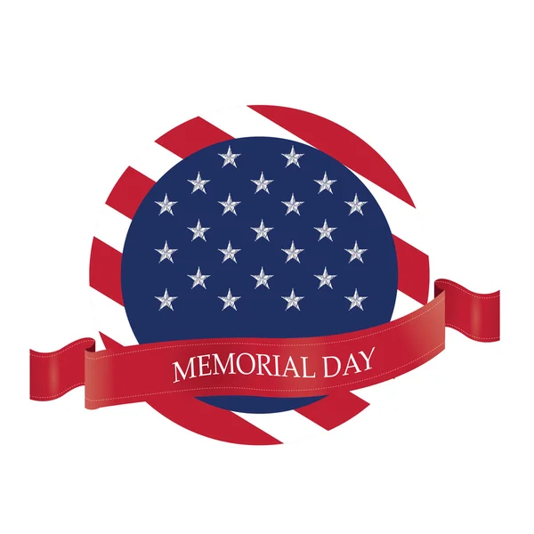 Memorial Day illustratie — Stockvector