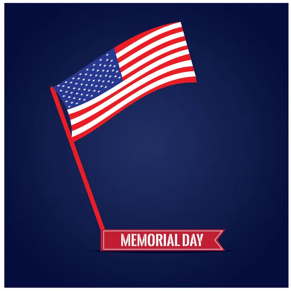 Memorial Day illustratie — Stockvector