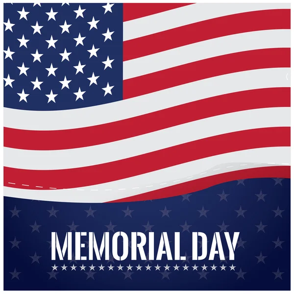 Memorial Day illustratie — Stockvector