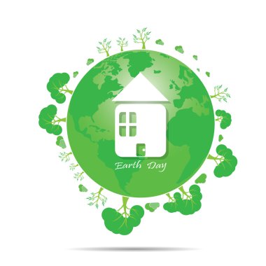 dünya gün illüstrasyon