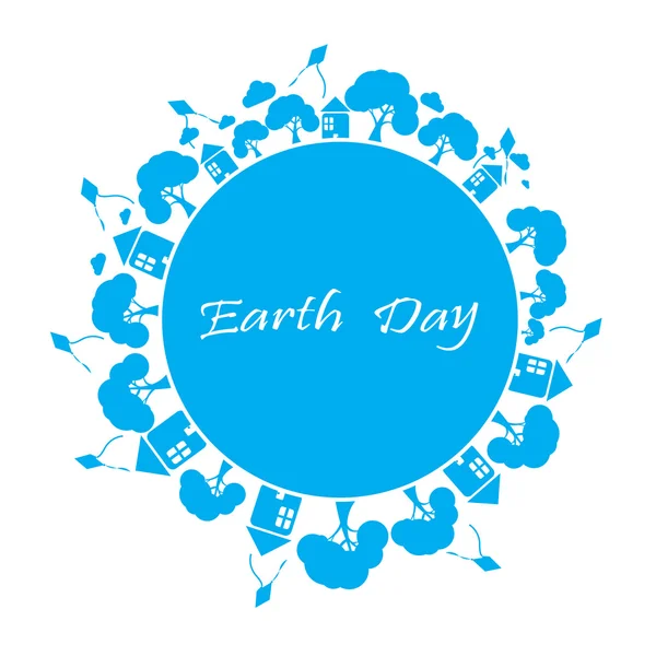 Иллюстрация Дня Земли — стоковый вектор