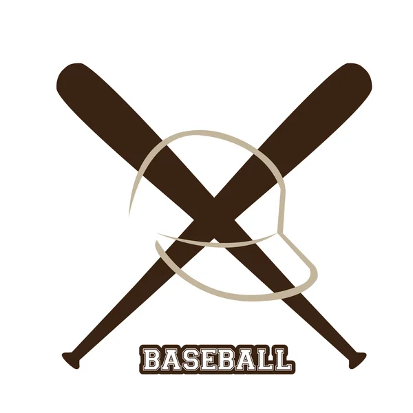 Baseball objektum illusztráció — Stock Vector