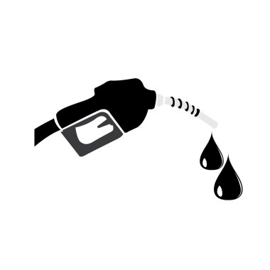 İzole petrol simgesi