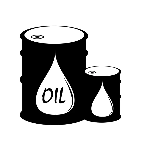 Ícone de óleo isolado —  Vetores de Stock