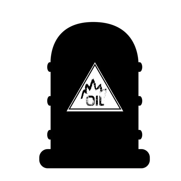 İzole petrol simgesi — Stok Vektör