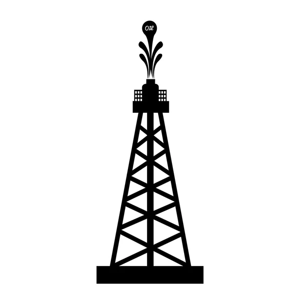 Isolated Oil icon — Stock Vector