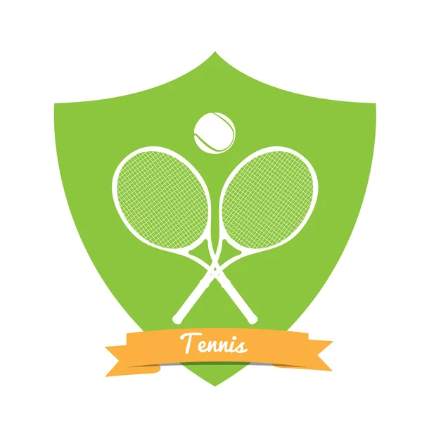 テニス オブジェクト図 — ストックベクタ