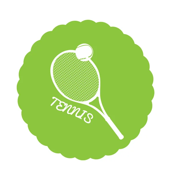 Illustration objet tennis — Image vectorielle