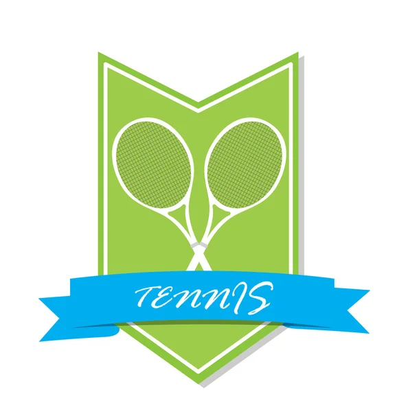 Illustration objet tennis — Image vectorielle