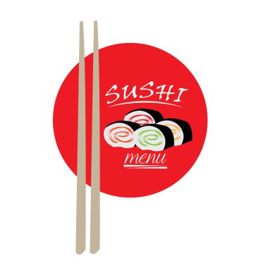 Sushi menü tasarımı