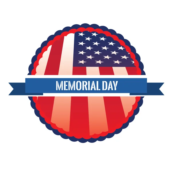 Memorial Day illustratie — Stockvector