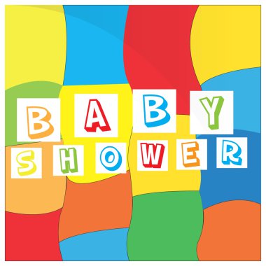 bebek partisi illüstrasyonu