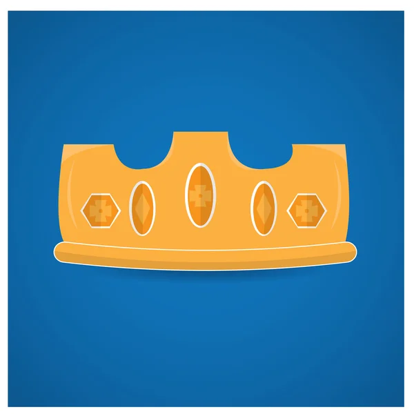 Izolované královská koruna — Stockový vektor