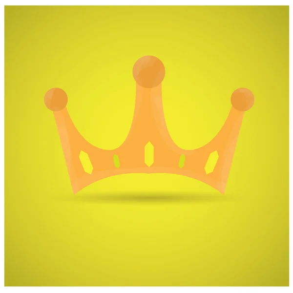 Couronne royale isolée — Image vectorielle