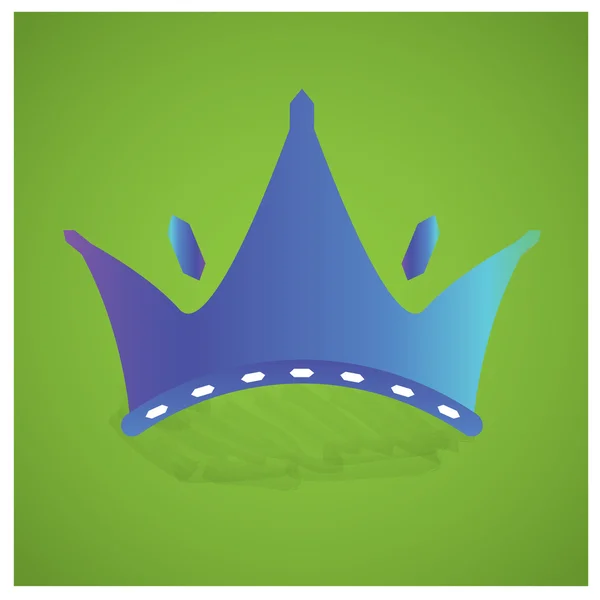 孤立的王冠 — 图库矢量图片