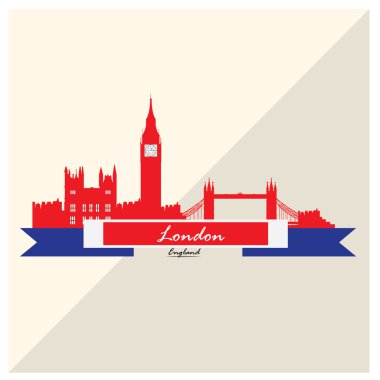 İzole manzarası illüstrasyon