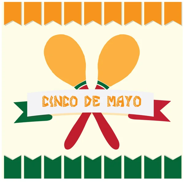 Cinco de maio — Vetor de Stock