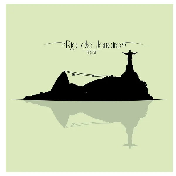 Isolado ilustração Skyline — Vetor de Stock