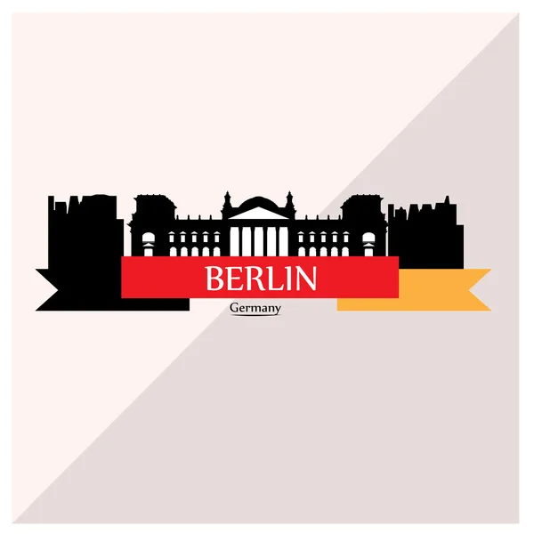 Illustration Skyline isolée — Image vectorielle