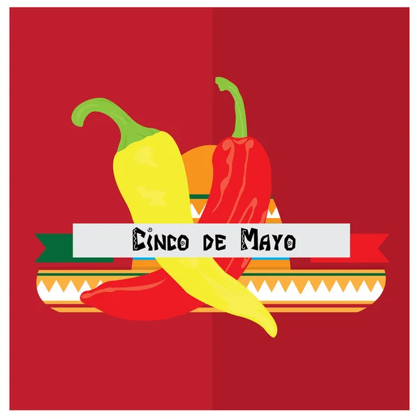 Cinco de mayo — Vector de stock