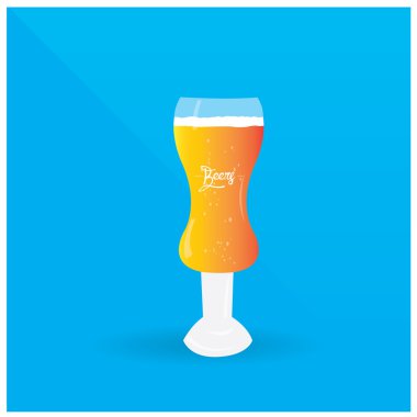 Renkli bira illüstrasyon
