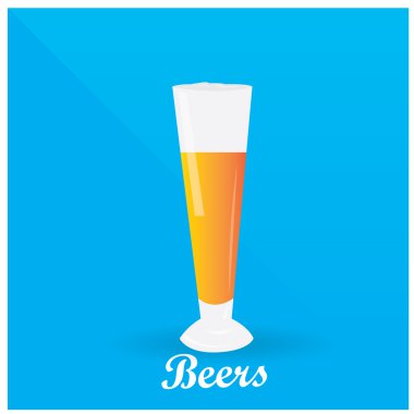 Renkli bira illüstrasyon