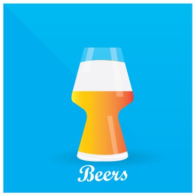 Renkli bira illüstrasyon