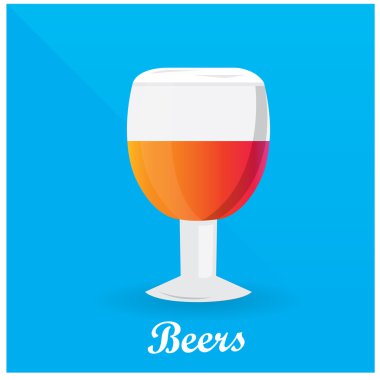 Renkli bira illüstrasyon