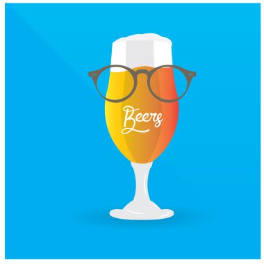Renkli bira illüstrasyon