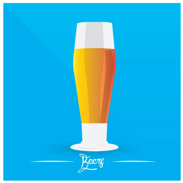 Цветная иллюстрация пива — стоковый вектор