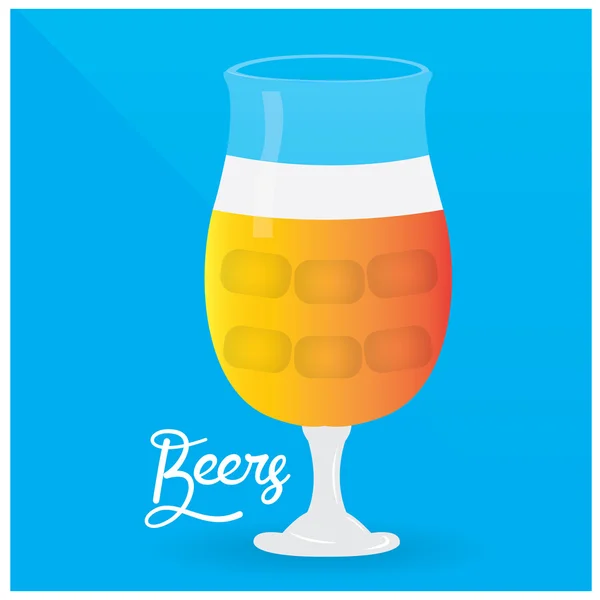 Кольорові ілюстрації пива — стоковий вектор
