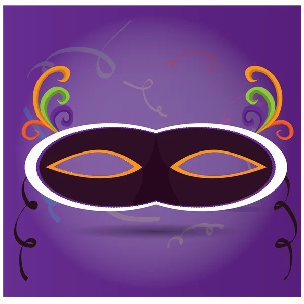 Isolerade carnival mask — Stock vektor
