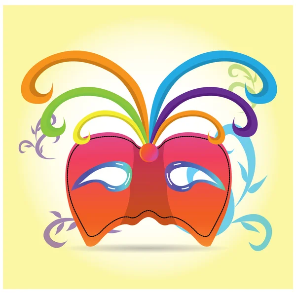 Isolated Carnival Mask — Stock Vector