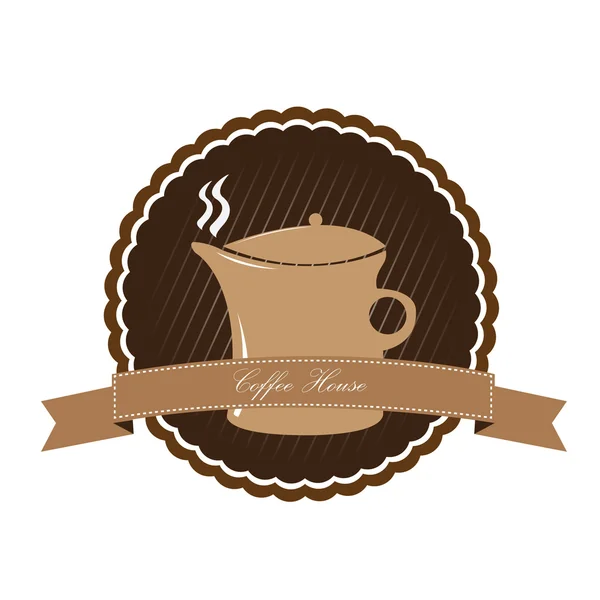 Isolierte Kaffee-Banner — Stockvektor