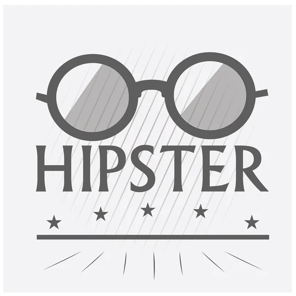 Hipster Icono ilustración — Vector de stock