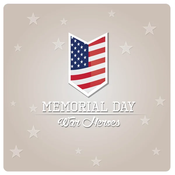 Memorial Day illustratie — Stockvector