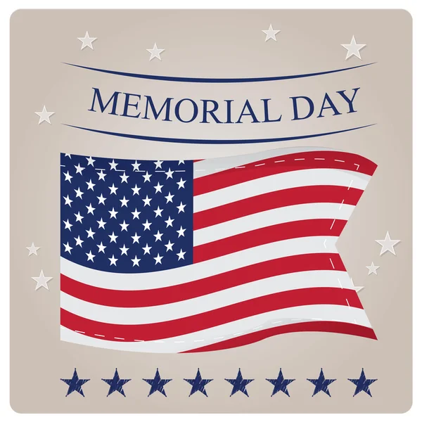 Memorial Day illustratie — Stockvector