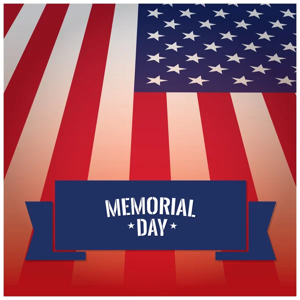 Memorial Day illustratie — Stockvector