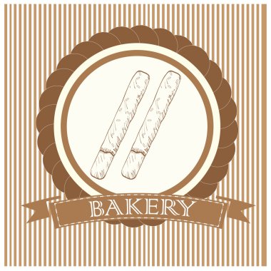 Vintage ekmek simgesi 
