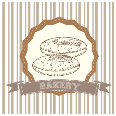 Vintage ekmek simgesi 