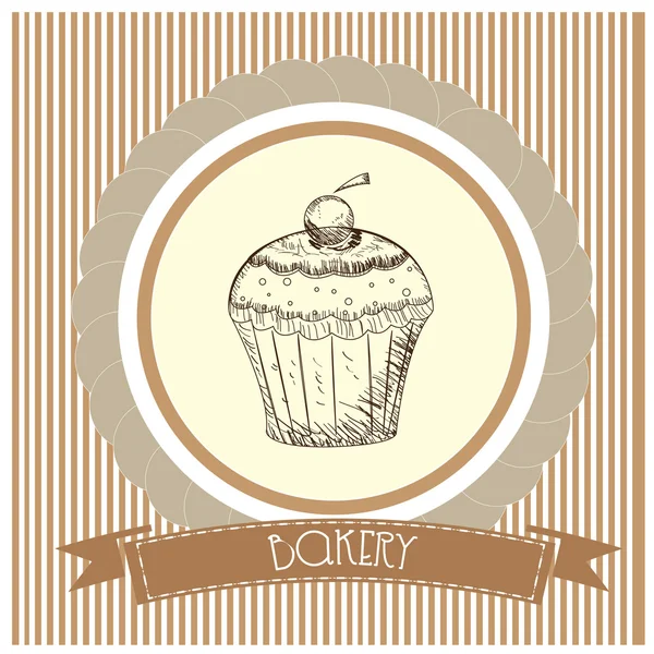 Vintage Bakery icon — Stock Vector