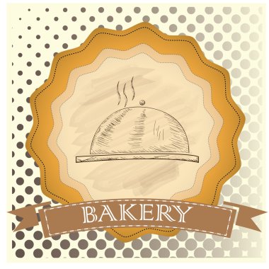 Vintage ekmek simgesi 