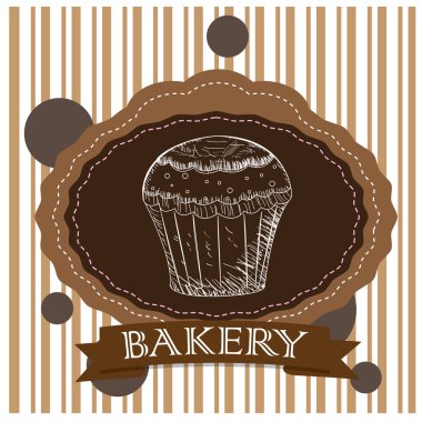 Vintage ekmek simgesi 